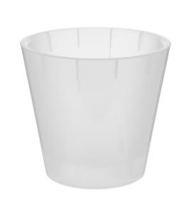 Горшок для орхидей D150мм 1,2л  с поддоном (бесцветный)